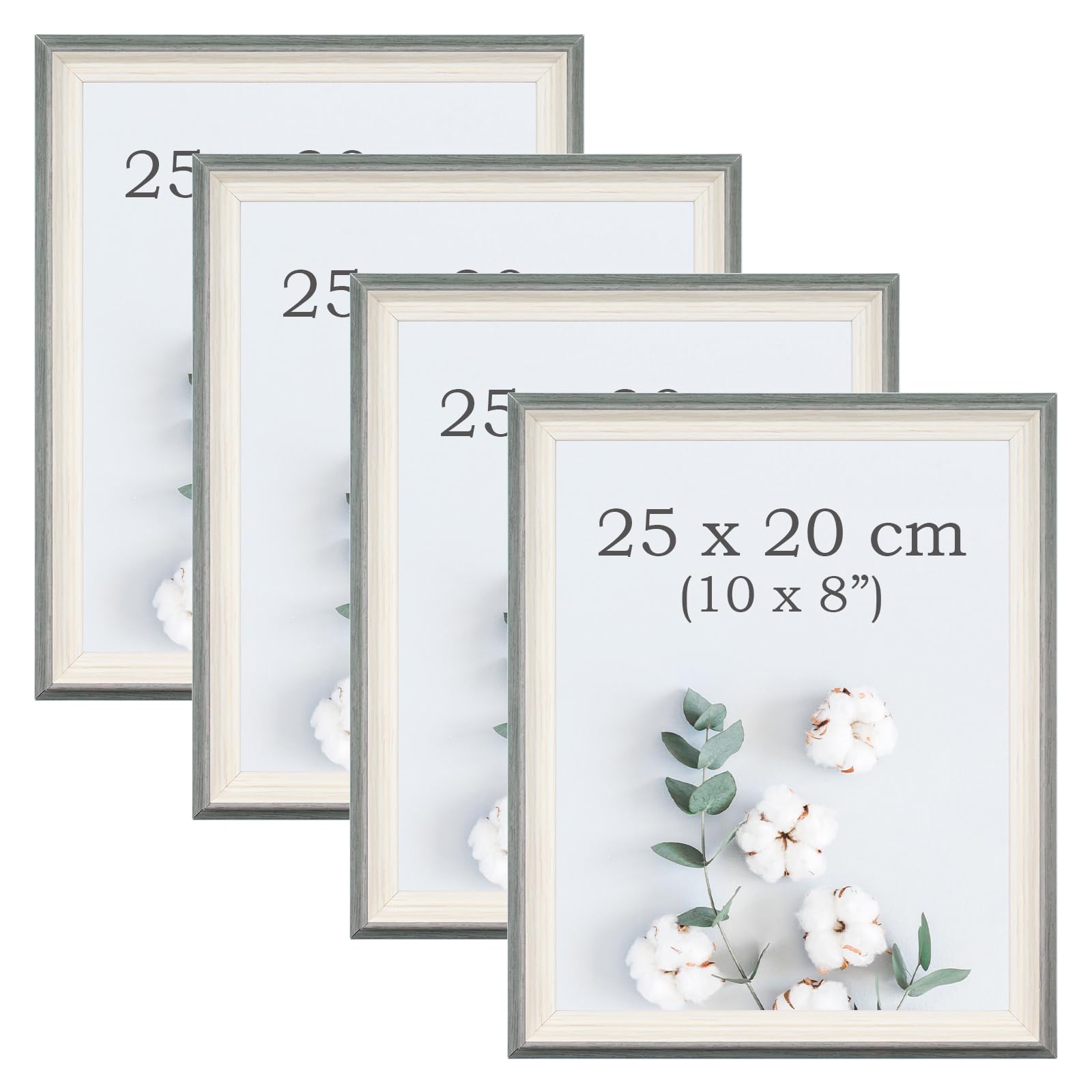 YoHyien 4 Pcs 10x8 Photo Frames, Desktop Free Standing Picture Frames 8x10