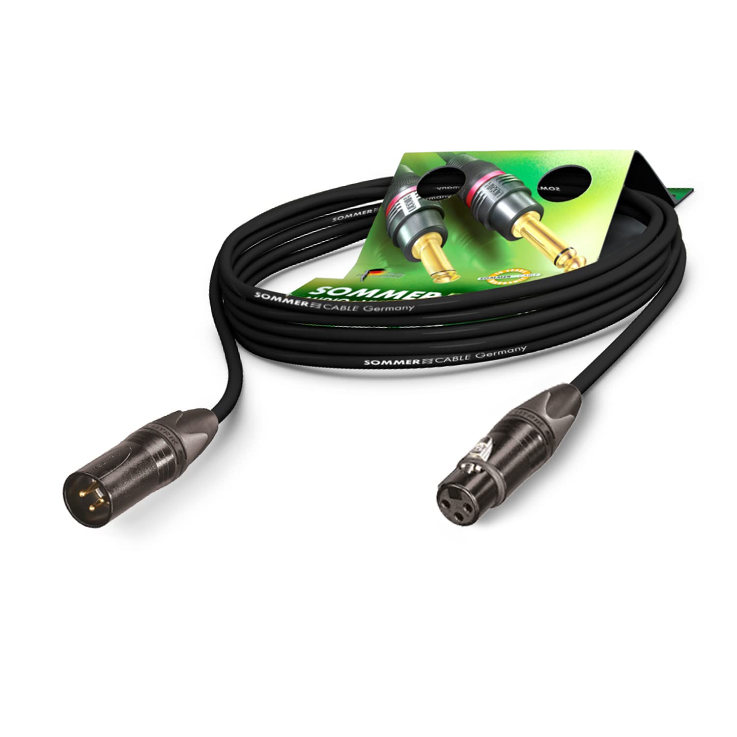 Sommer Cable Neutrik SCN9-2000-SW - Cavo microfono Highflex SC-Source MKII, 2 x 0,25 mm², XLR maschio / XLR femmina, 20 m