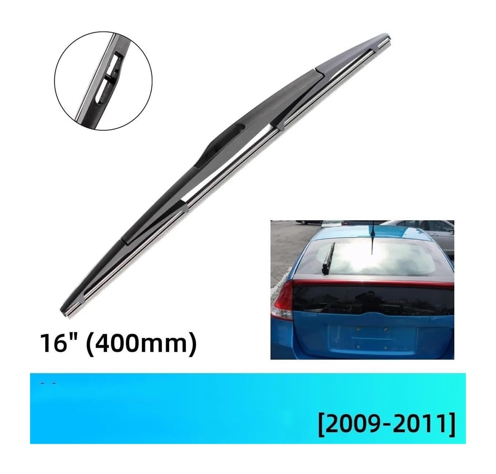 tergicristallo per Insight Hatchback MK2 2009 2010 2011 Spazzole Tergicristallo Anteriori Posteriori Spazzole Accessori JU Gancio Spazzole Tergicristallo Auto
