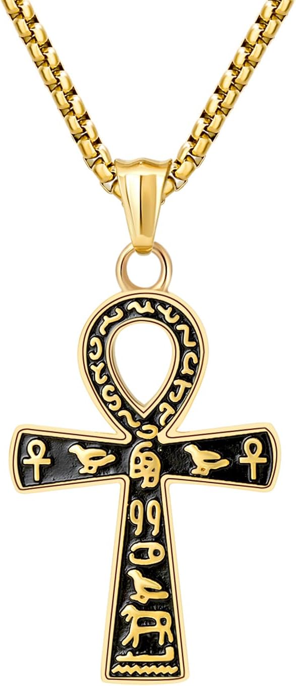 Ankh Cross Pendant Necklace, Ancient Egyptian Key of Togo Ubuy