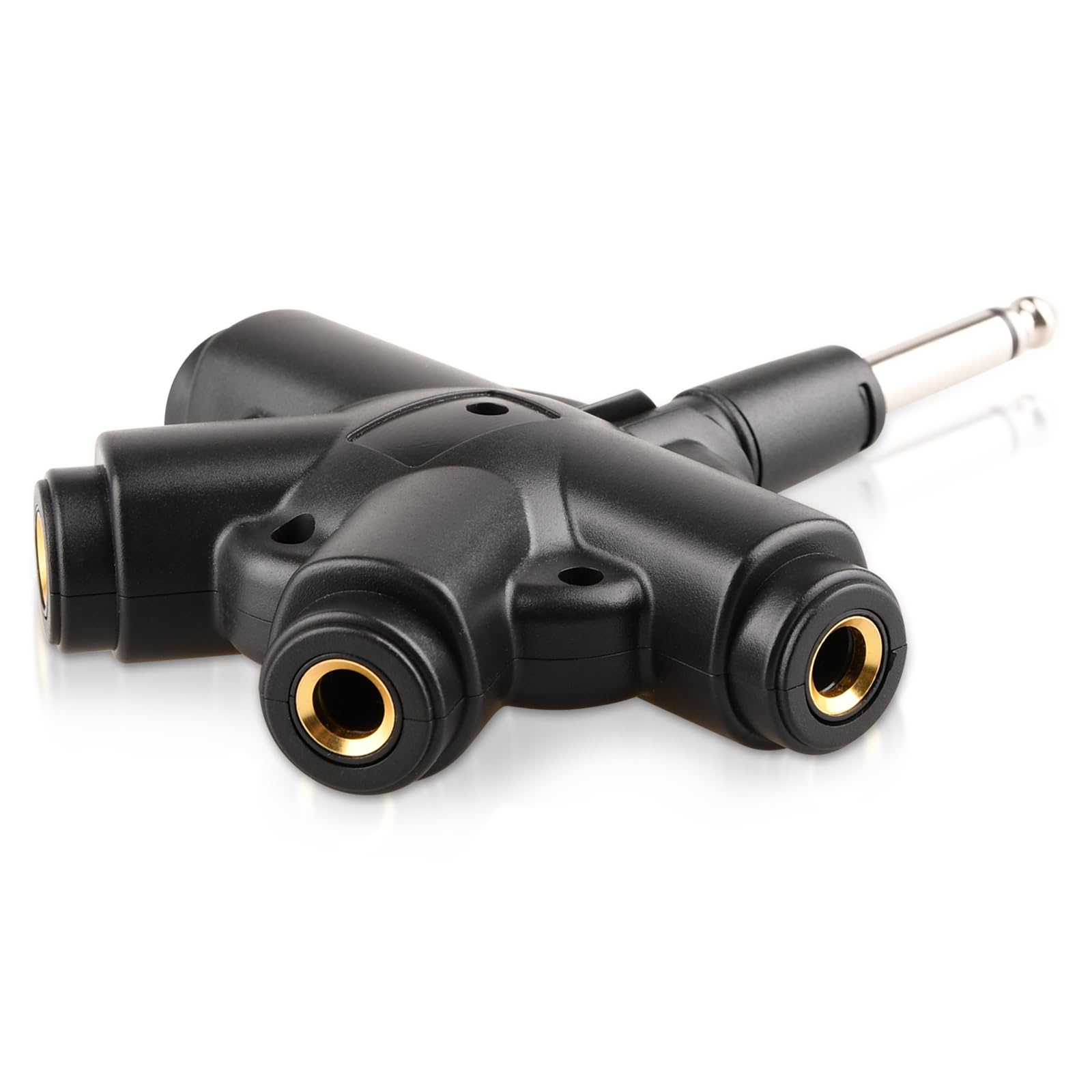 Devilclaw Multifunctional UHF Wireless XLR Adapter System,Transmitter & Receiver for Dynamic Microphones Guitar Mixer, 16 Adjustable Frequencies, USB Charge, 250ft Range (6.35mm Extend Adapter)