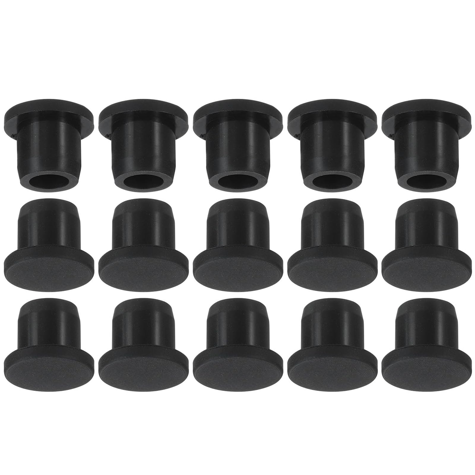 TA-VIGOR 15Pcs Silicone Hole Plugs, 11mm Diameter Hole Stoppers