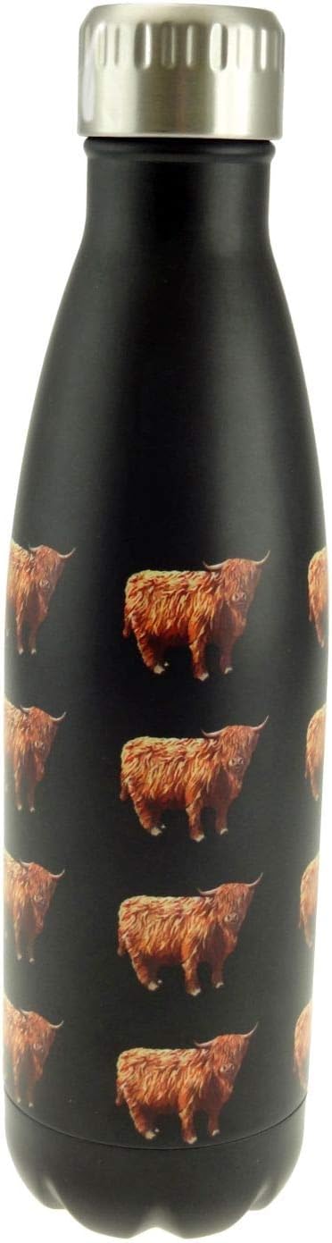 KWH Glen Appin of Scotland Scottish Highland Cow Coo Eco-Friendly Vacuum-Insulated Water Bottle