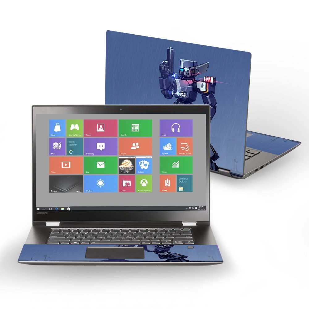 MightySkins Skin Compatible with Lenovo Flex 5 15" (2017) - Gadget | Protective, Durable, and Unique Vinyl Decal wrap Cover | Easy to Apply, Remove,