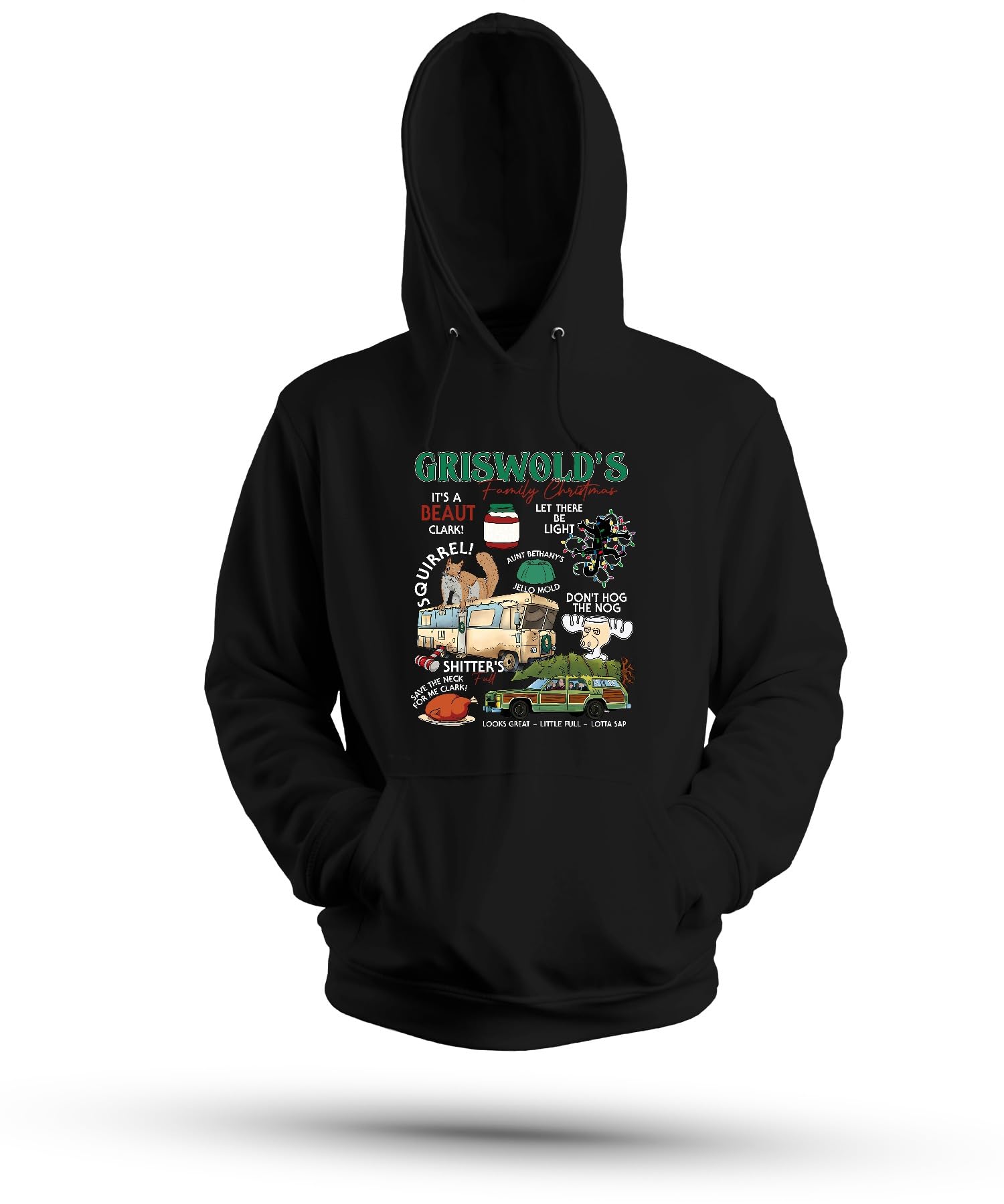 Griswolds Family Christmas piękne cytaty - Boże Narodzenie Boże Narodzenie, unisex, bluza z kapturem