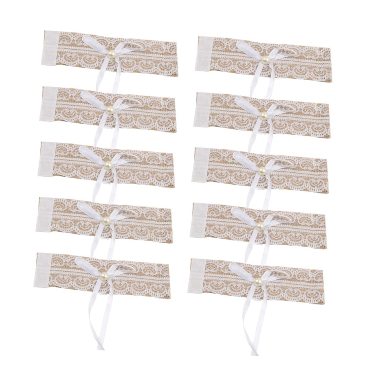 Abaodam 30stücke Lace Napkin Flachs Hochzeitsdeko Für Festlichkeiten Romantische Tischdekoration Für Partys Und Tägliche Nutzung
