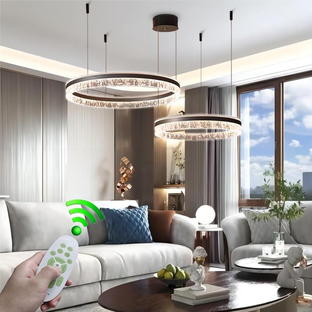 Lustre moderne à LED pour table à manger et vos soirées en famille