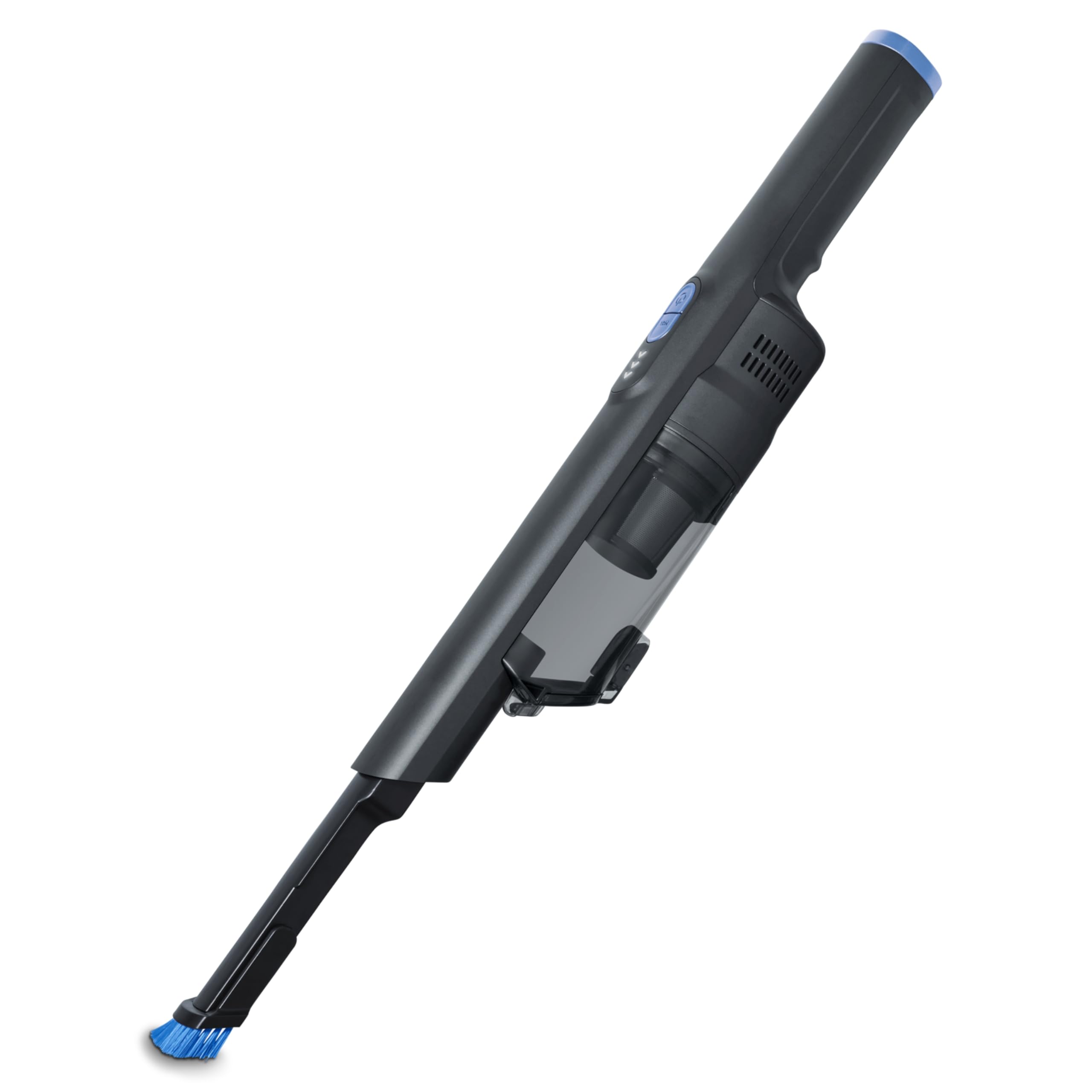 MEDION Handstaubsauger (Akku, kabellos, BLDC-Motor, Mini Staubsauger für Auto, HEPA-13 Filter, Filterung von Staub und Allergenen, Starke 20 kPA Saugleistung, Ladestation, MD12057) grau