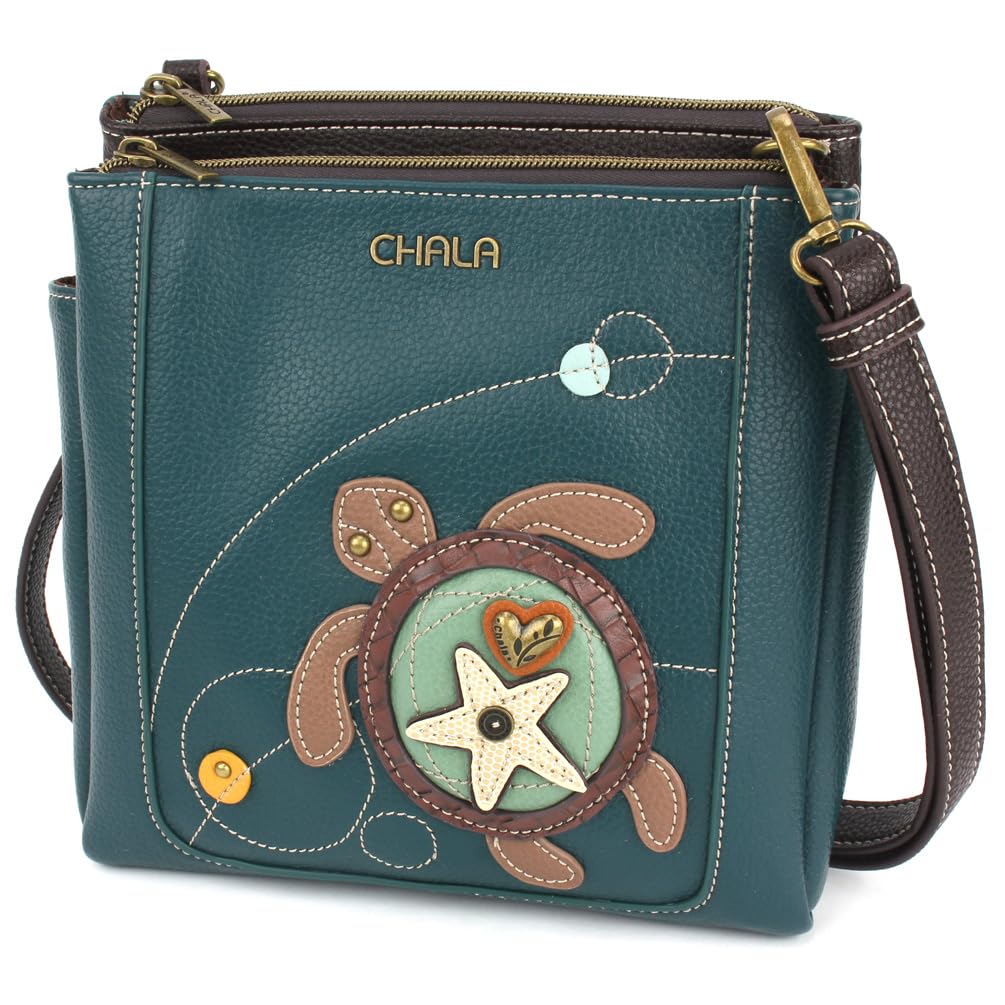 CHALA Merry Messenger RFID Protected Women Faux Leather Shoulder Purse with Adjustable Crossbody Strap