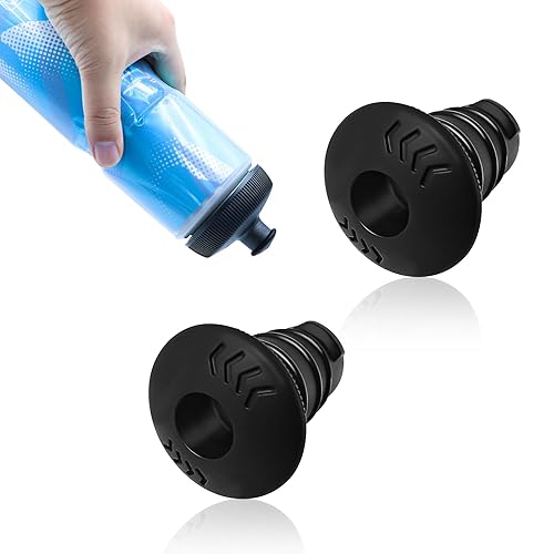2pcs Water Bottle Mouthpiece Replacement for Polar Bottle Sport 20oz 24oz, Plastic Bite Valve Bottle Top Lid Spout Nozzle Replacement Parts Compatible with Polar Plastic Bottles Accessories(No Lid)