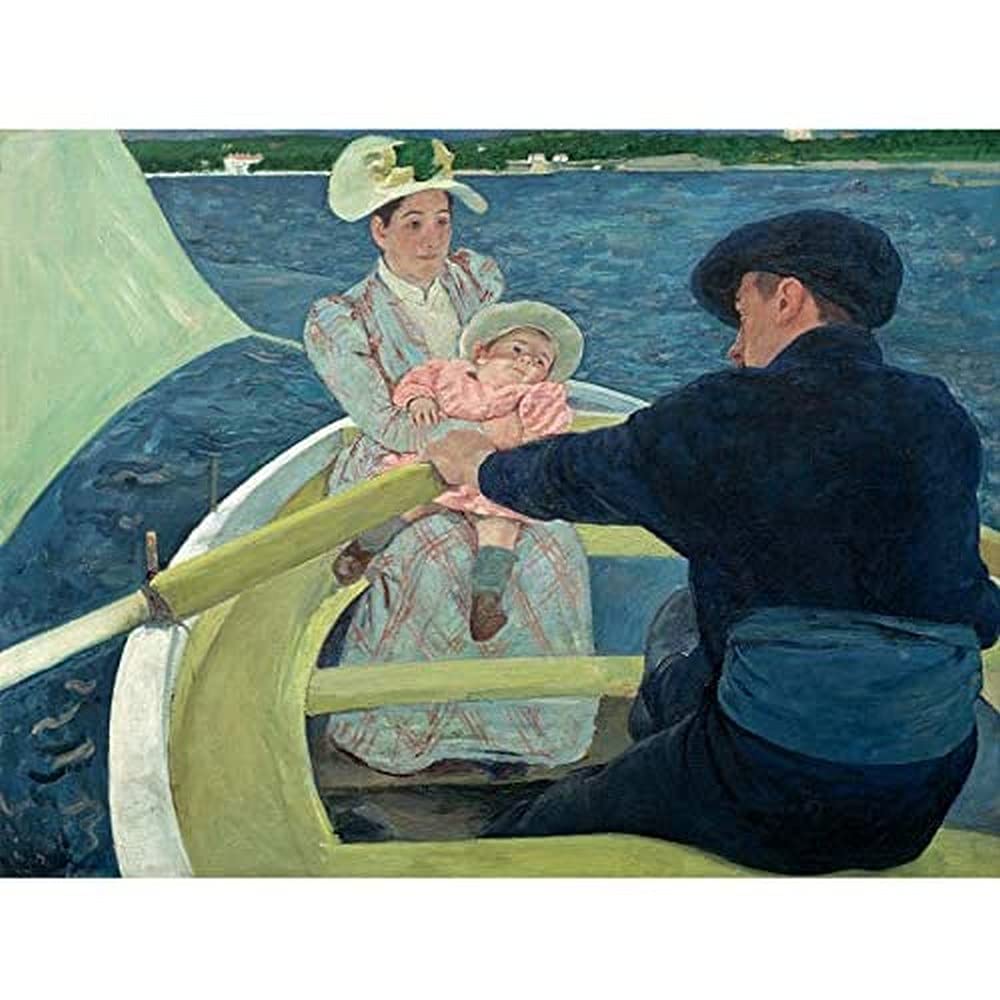 Mary Cassatt The Boating Party Art Print Canvas Premium Wall Decor Poster Mural