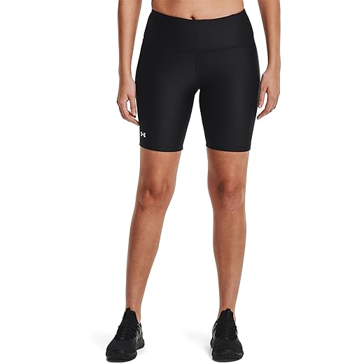 Under Armour HeatGear® Armour® Bike Shorts Black/White XS (US 0-2)