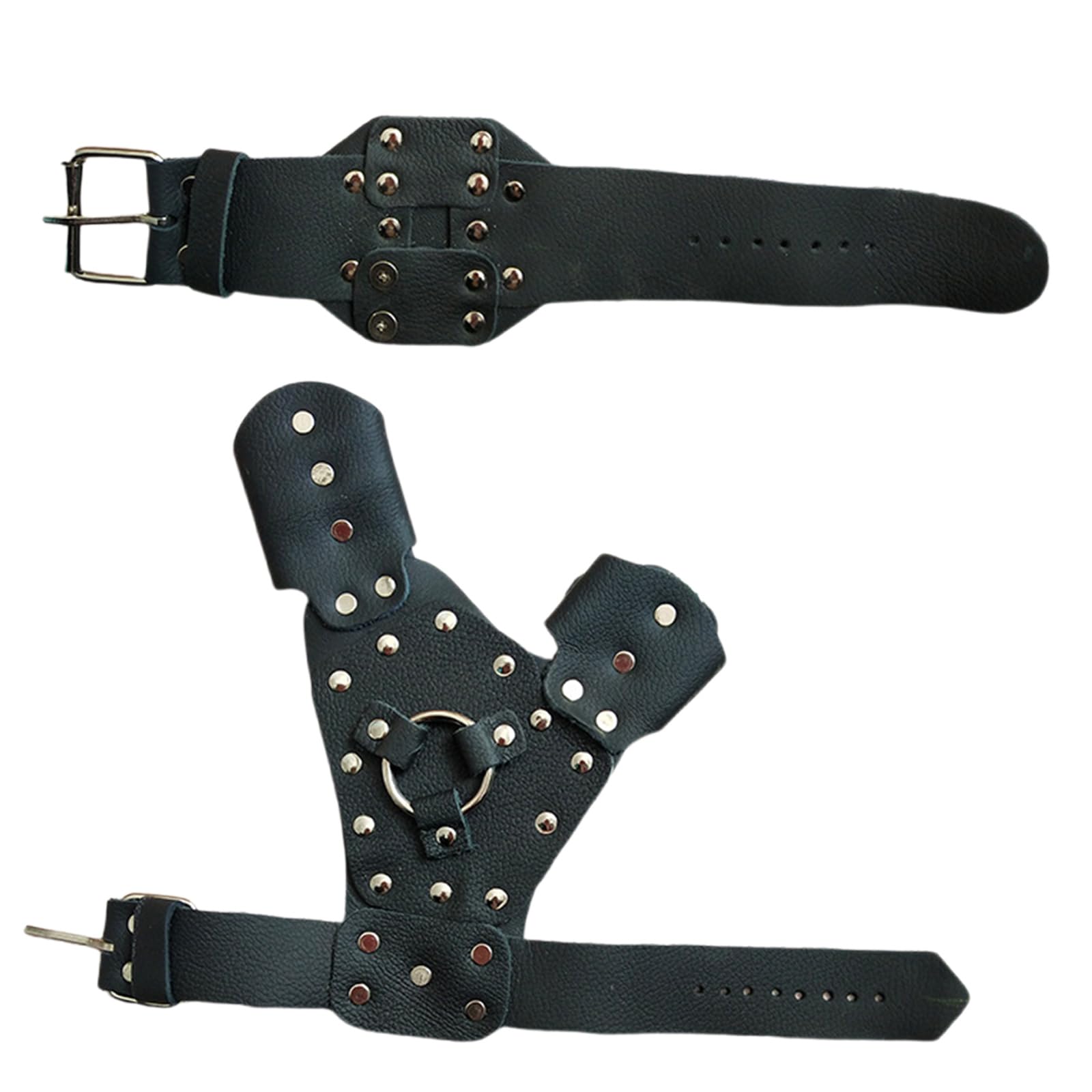 Paramani da pesca Piastra in acciaio incorporata Mano Polso Guardia Bracciali Protezioni Mano Sinistra/Destra Protezioni Da Pesca