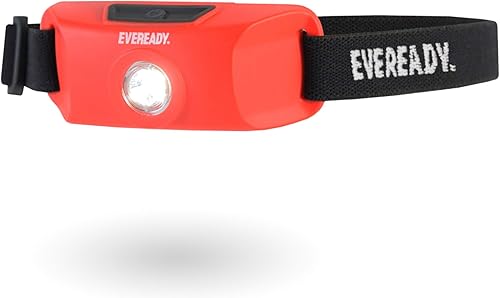 Eveready Linterna frontal LED, brillante y duradera, perfecta para camping, senderismo, correr, funciona con batería o modelo recargable disponible