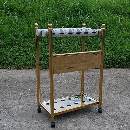Porte-parapluies en acier inoxydable avec serrure pour hôtel - 4