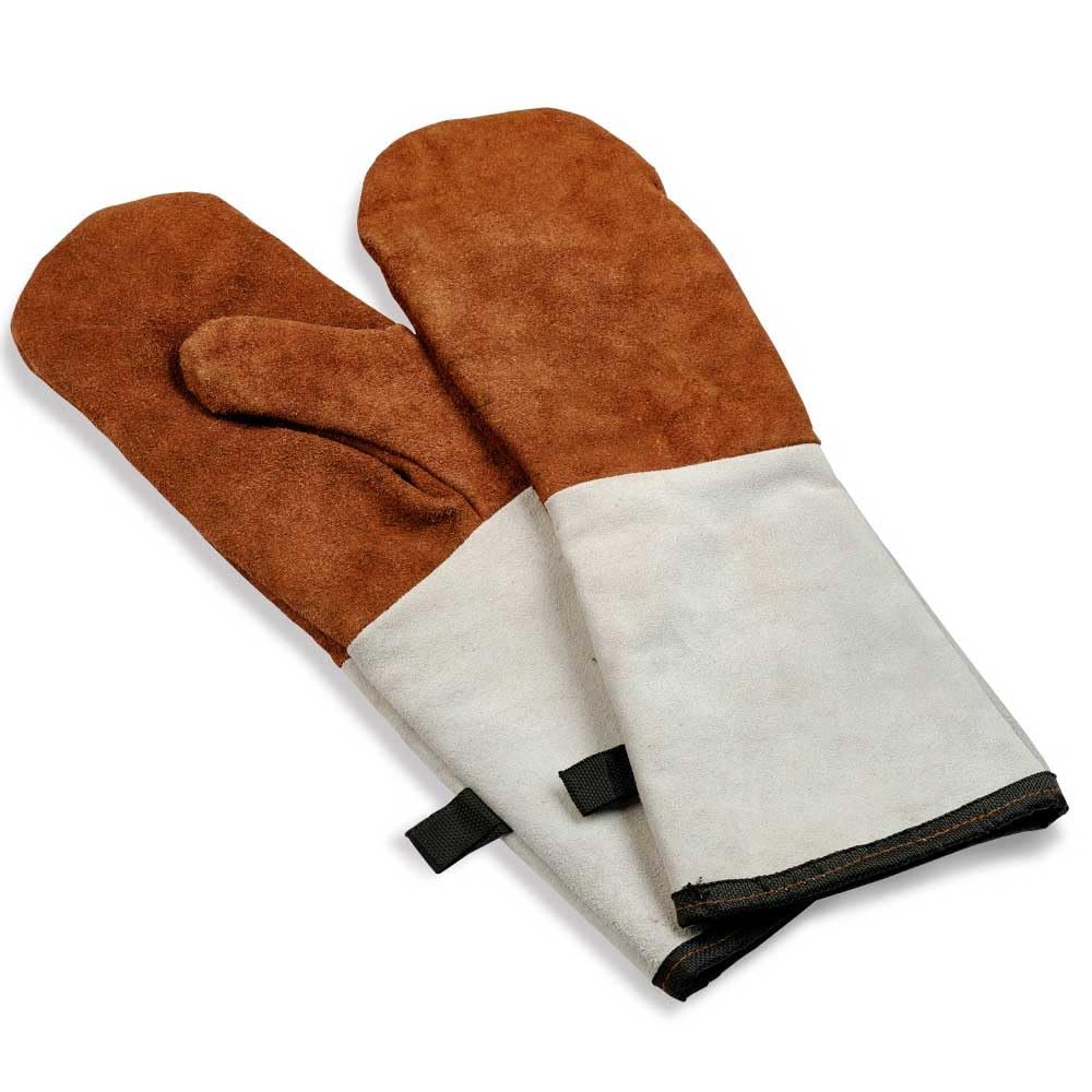 Guantes Manoplas para Horno pastelería y Barbacoa. Guantes anticaloricos en Forma de manopla para Cocina Profesional, térmico y sistentes al Calor 350 °C.
