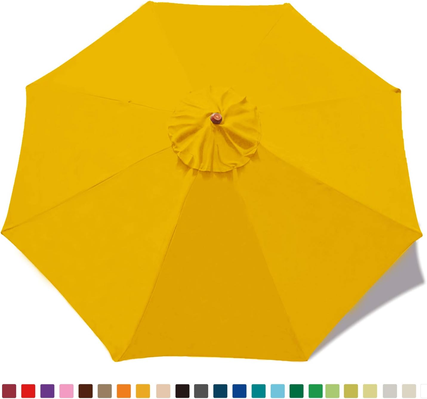 MasterCanopy Patio Umbrella Replacement Canopy Market Table Umbrella