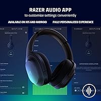 Vista 6 de Razer Barracuda - Auriculares inalámbricos para juegos y móviles PC Playstation Switch Android iOS 24 GHz inalámbrico Bluetooth micrófono integrado