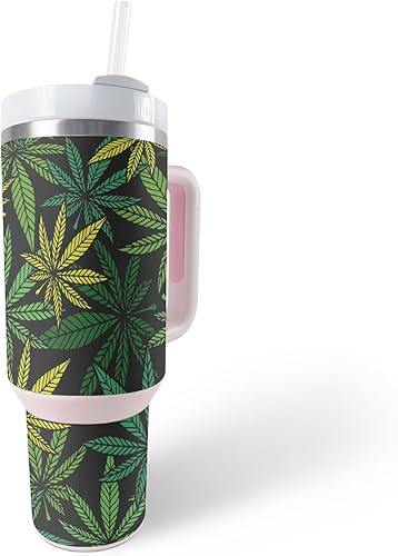 Miniatura 10 de MightySkins Skin - Vaso de vinilo compatible con Stanley The Quencher H2.0 FlowState de 40 onzas, diseño de azulejos de gato, funda protectora,