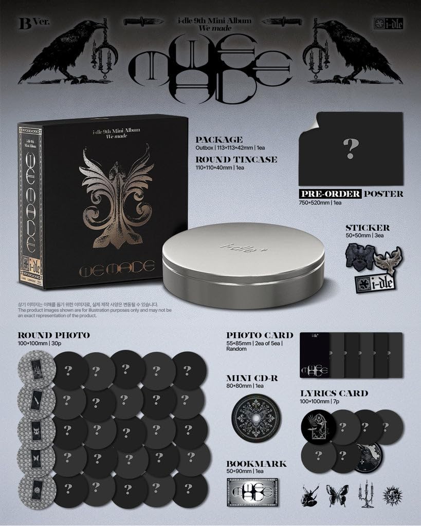 Générique i-dle We Made [B Ver.] 9th Mini Album (CD Only, No Poster)
