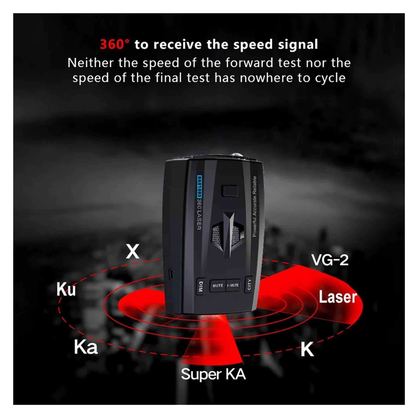 Detector Láser De Radar, Velocidad De Flujo, Monitoreo De Banda Completa, Alerta De Velocidad, Detección De Señal De Radar, Alarma, Advertencia, Accesorios For Coche