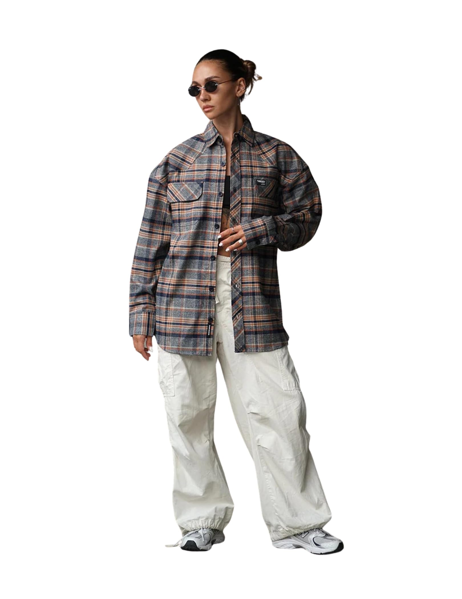 Bonkers Corner Multi Colour Oversized Shirt in neutral