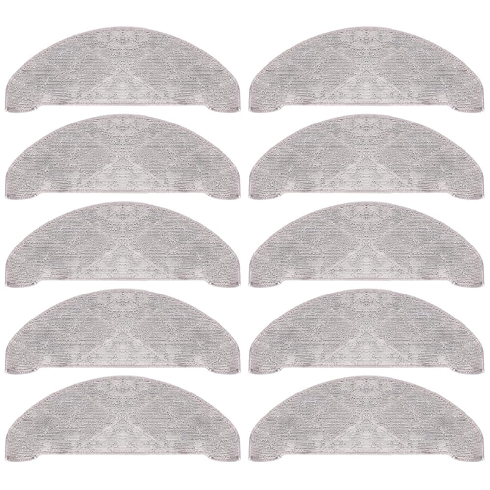 Donkivvy 10 Pack Replacement Cleaning Mop Cloths Compatible with AIRROBO T10+ Robot Vacuum Cleaner Spare Parts