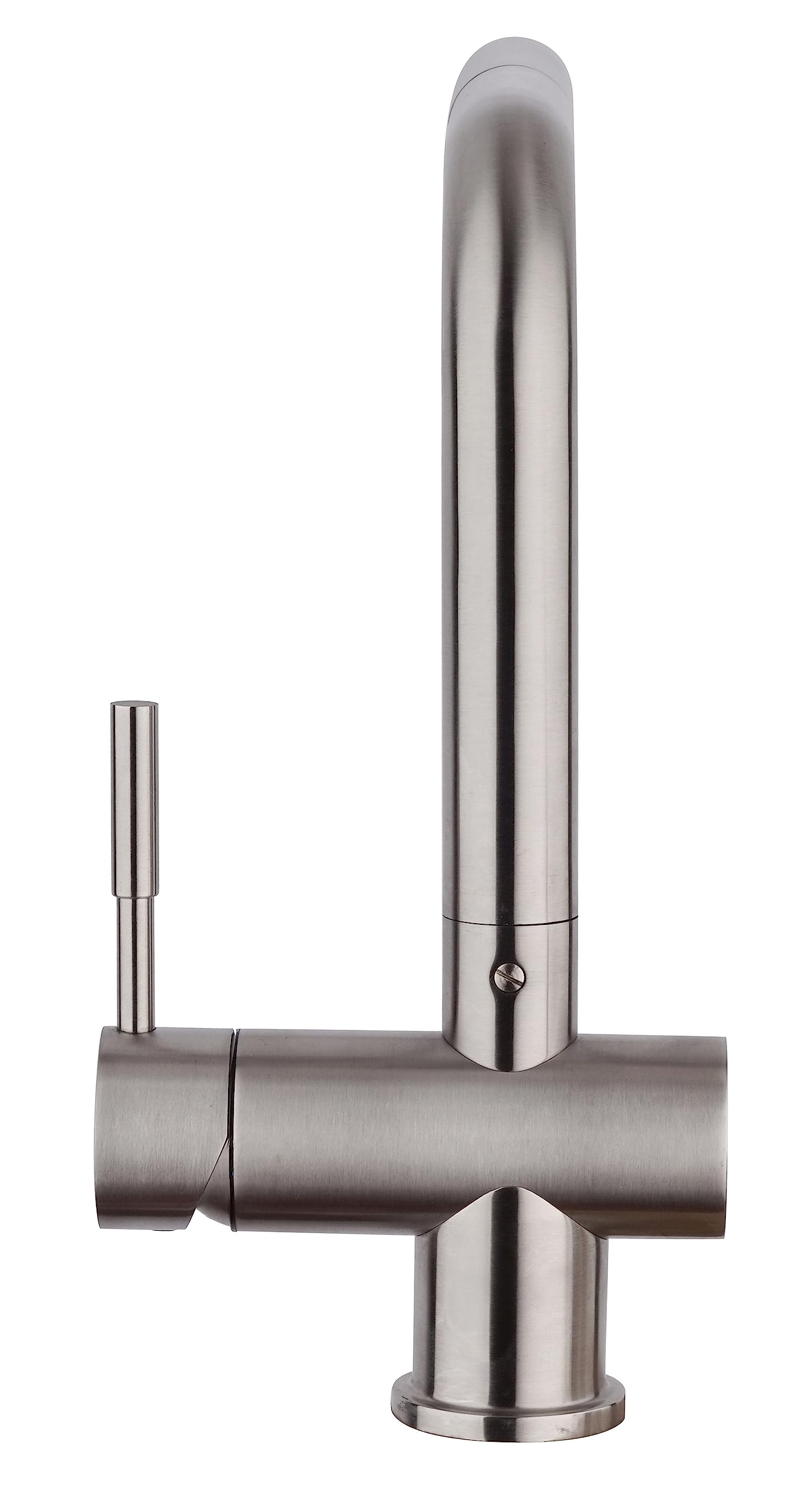 Paini Grifo mezclador monomando para cocina, inoxidable, fregadero de ducha extraíble, diseño moderno, íntegramente fabricado y fabricado en Italia