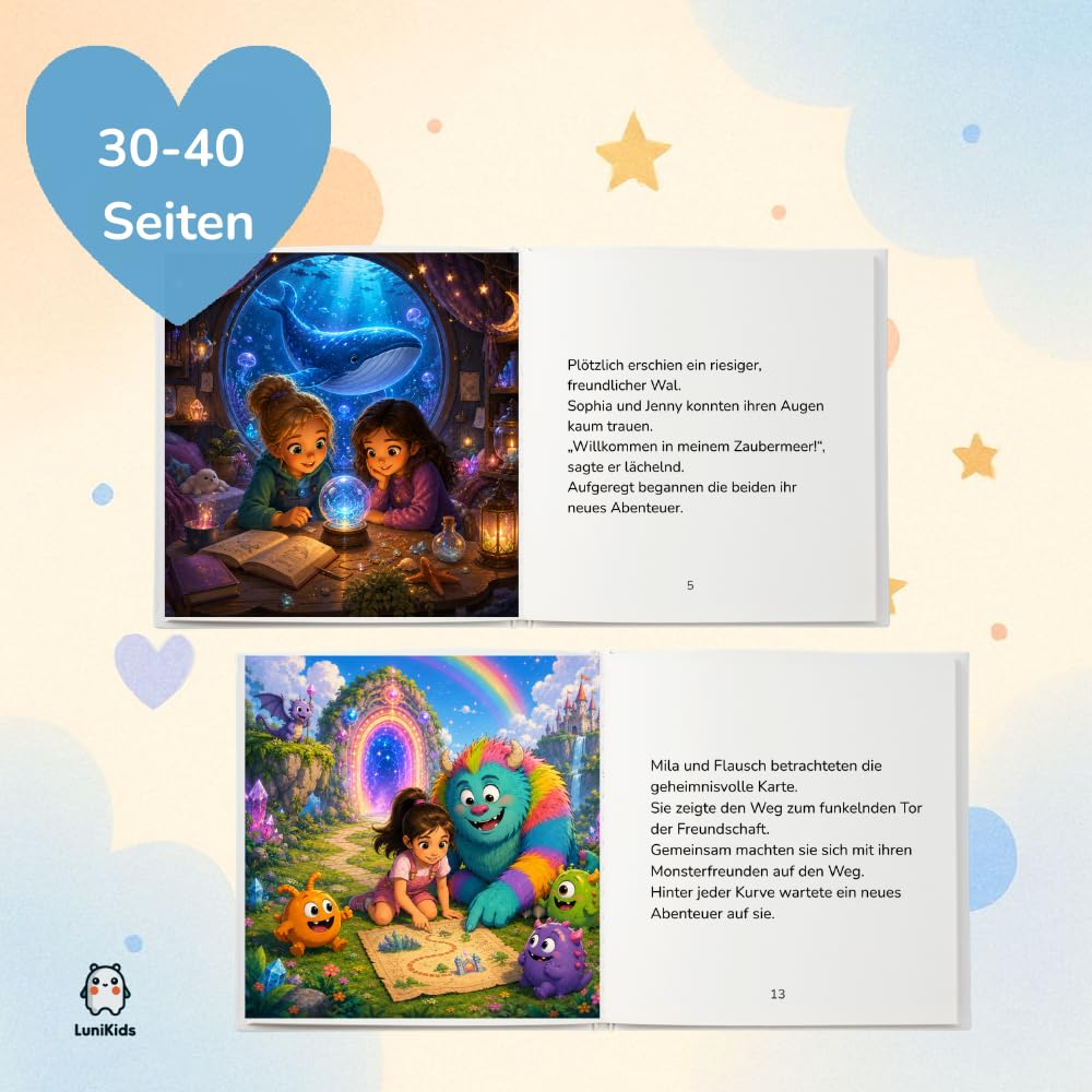 Personalisiertes Kinderbuch im Comic-Stil – Individuelle Geschichte & Comic-Illustrationen | Einzigartiges Abenteuer mit eigenem Namen, Charakter, Thema & Story | Geschenk für Kinder (Softcover)