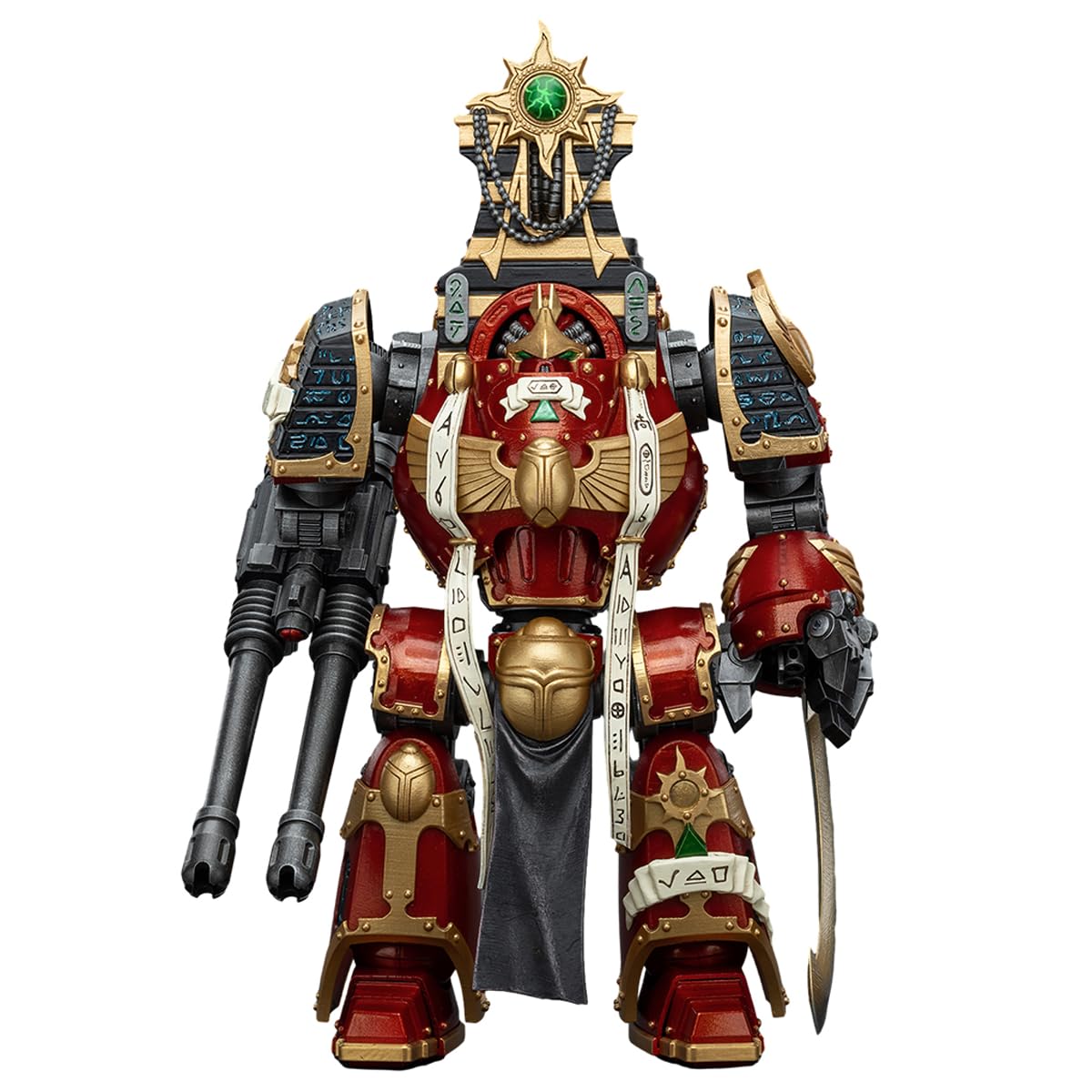 JOYTOY Warhammer The Horus Heresy 1/18 Action Figure Thousand Sons Contemptor-Osiron Dreadnought With Gravis Force Blade And Gravis Autocannon Collection Model Birthday