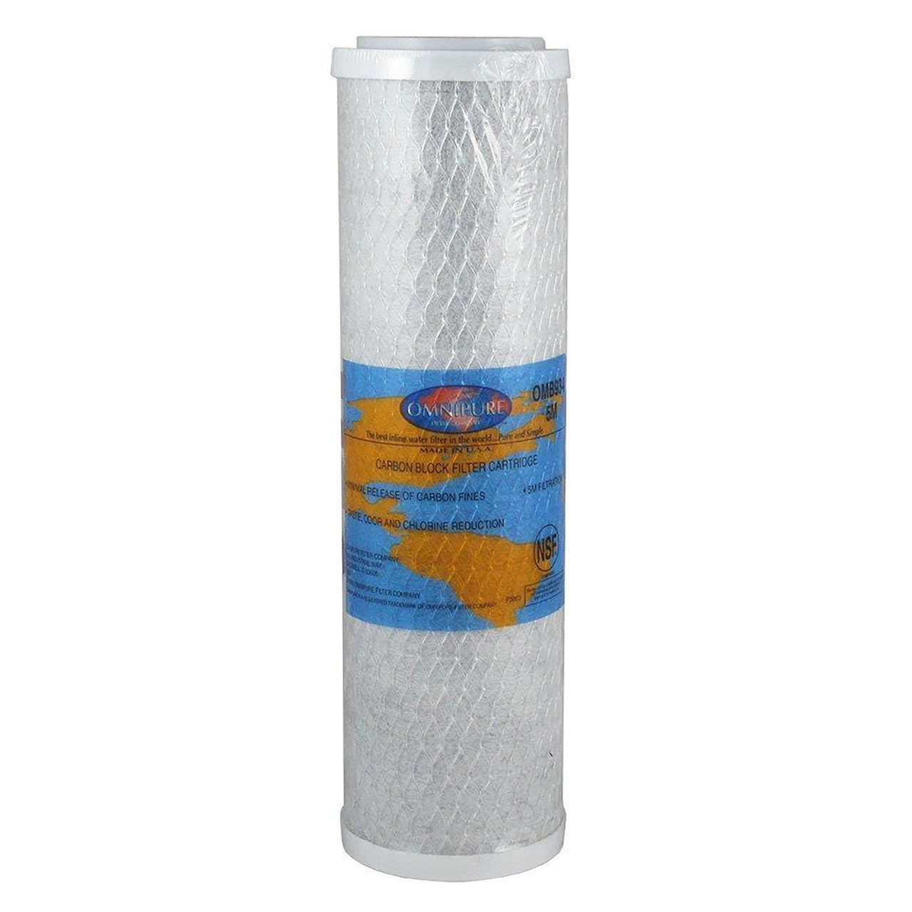 OMB934-5 9-3/4 Coconut Shell Carbon 5mic Block Filter by Omnipure – 9-3/4, Carbon,Coconut Shell
