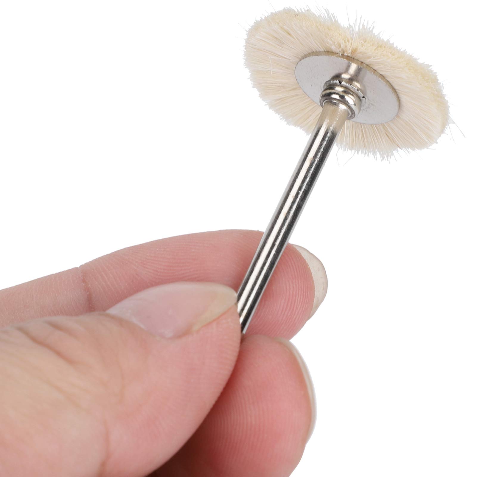 Brass Steel Wire Brush Polishing Wheels Full kit30Pcs Wire Brushes Set for Dremel Rotary Tools(Sheep's mane) Leather Tools - Image 3