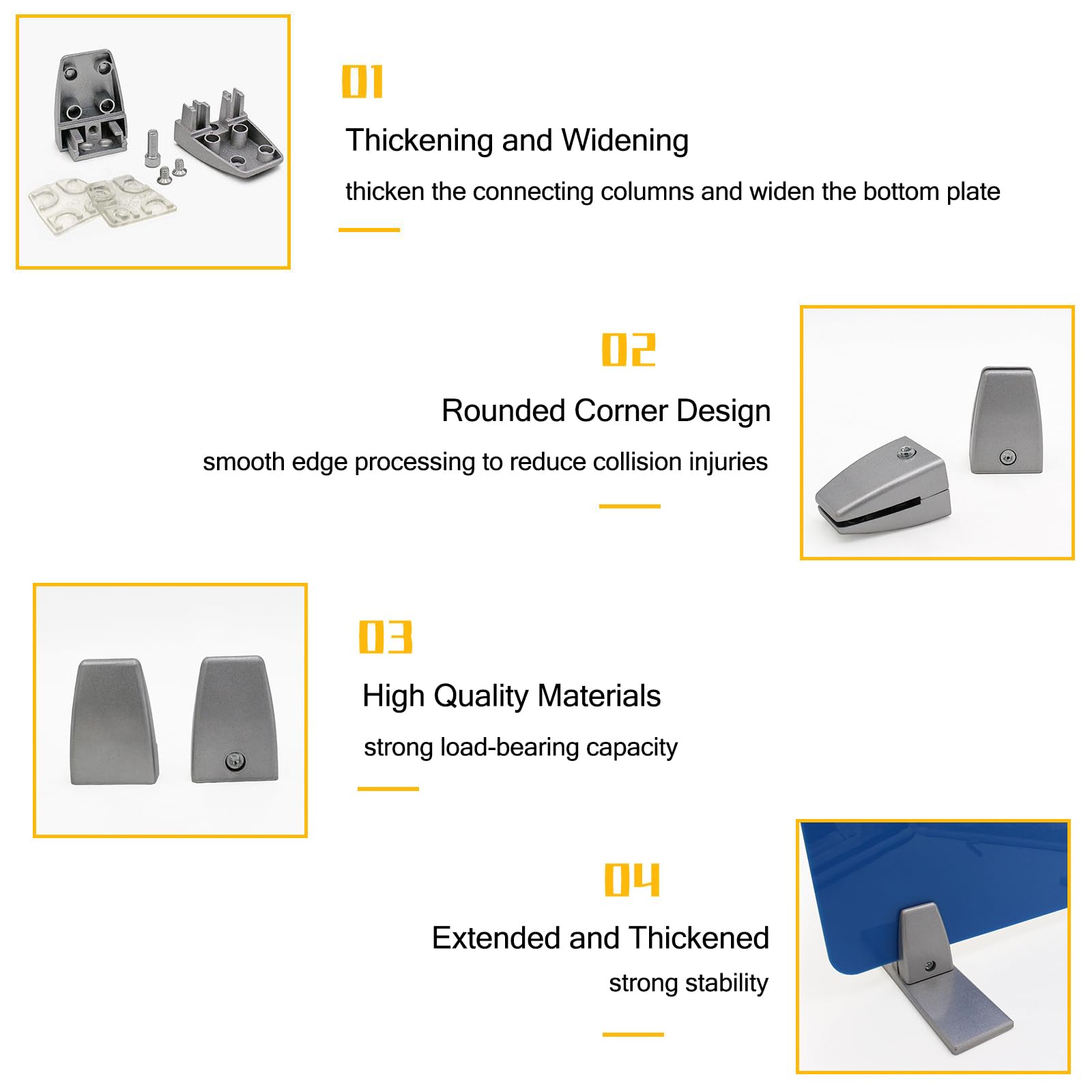 Allecto Plus - Booggrepen en trekgrepen van aluminiumlegering 120 mm voor industriële