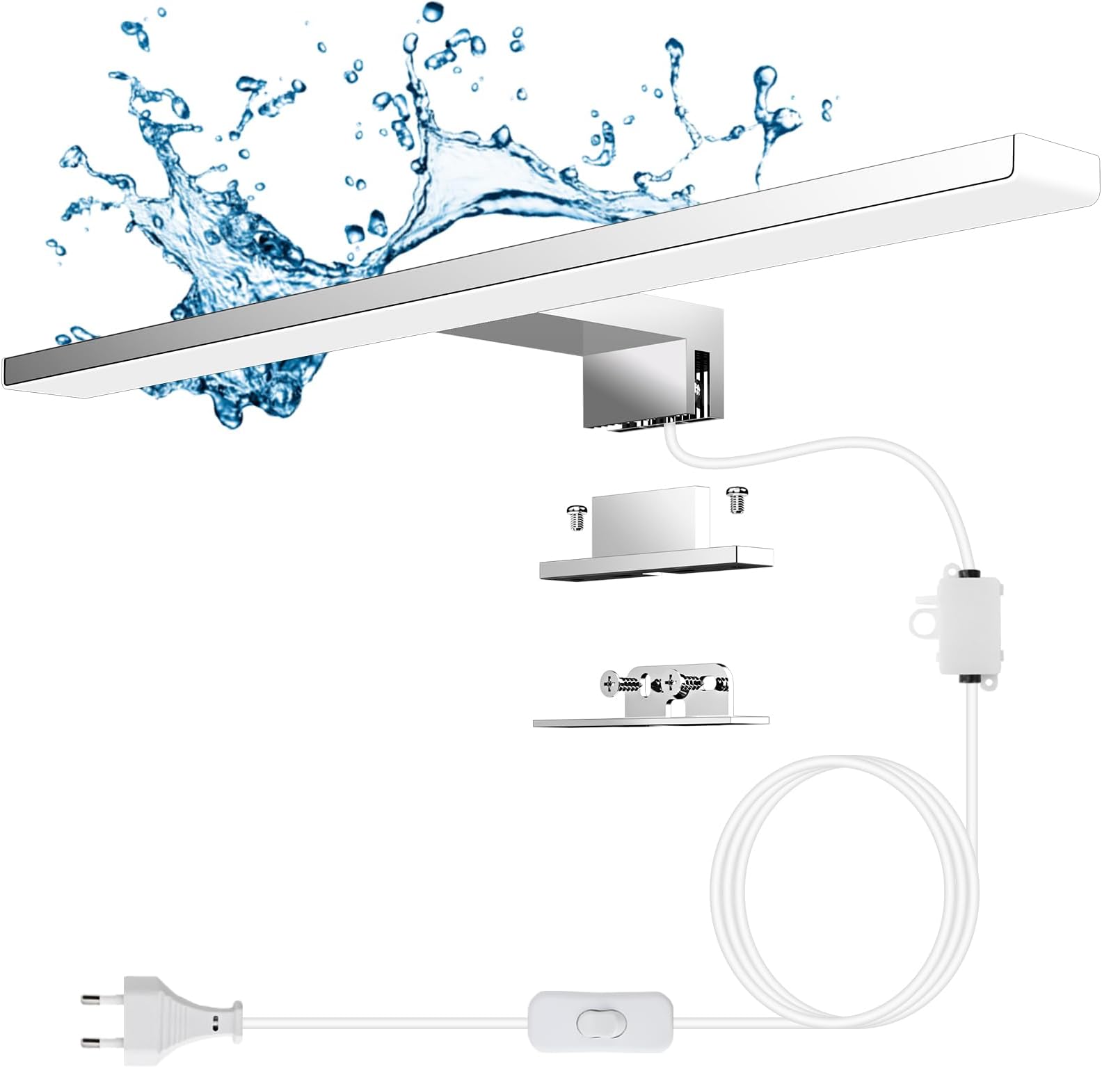 Aourow LED Mirror Lamp for Bathroom 40cm 10W 1200lm,Mirror Lamp ...