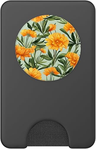 Miniatura 8 de PopSockets PopGrip estándar de flores de caléndula colorida floral