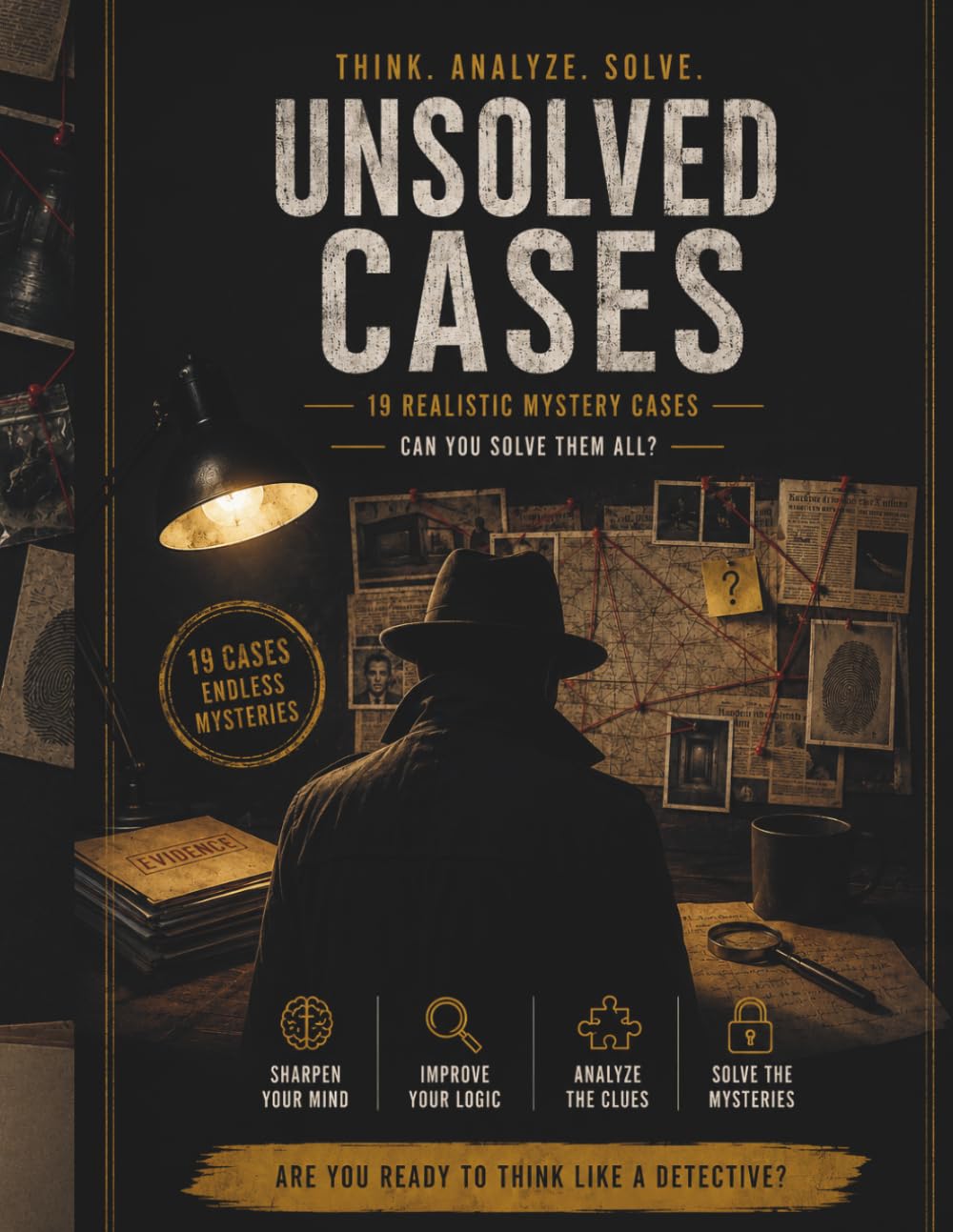Detective Case Files: Solve 20 Criminal Investigations Using Logic, Evidence, and Deduction