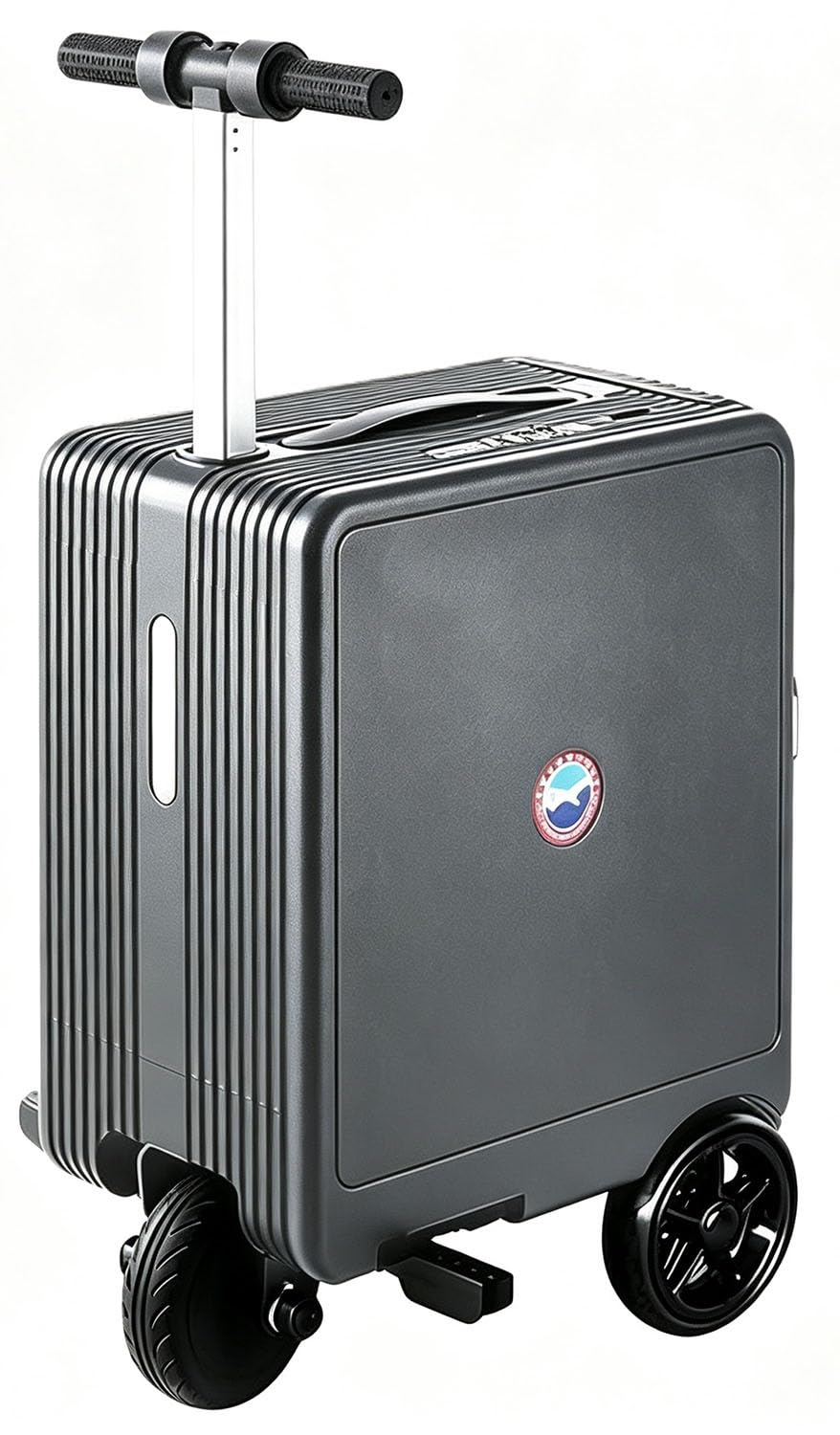 Elektryczna walizka do jazdy o pojemności 24l, bagaż hulajnogi o mocy 250W | Przenoś bagaż Inteligentna walizka na hulajnogę dla dorosłych, z portem USB i blokadą TSA, maksymalne obciążenie 110kg