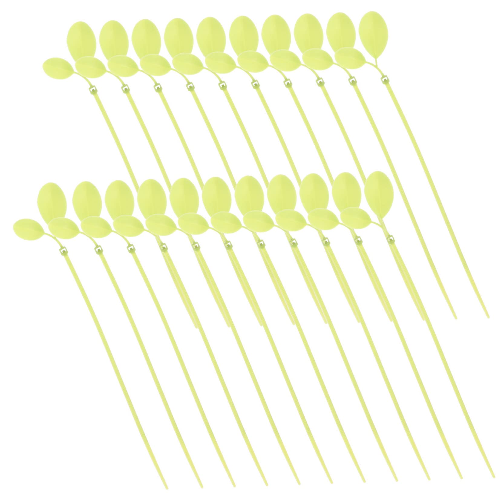 Gadpiparty 300stücke Blattförmige Nylon-kabelbinder Farbkodierte Drahtbinder Für Garten Zuhause Und Büro Langlebig Und Vielseitig Einsetzbar Für Pflanzenstützen Und Kabelmanagement
