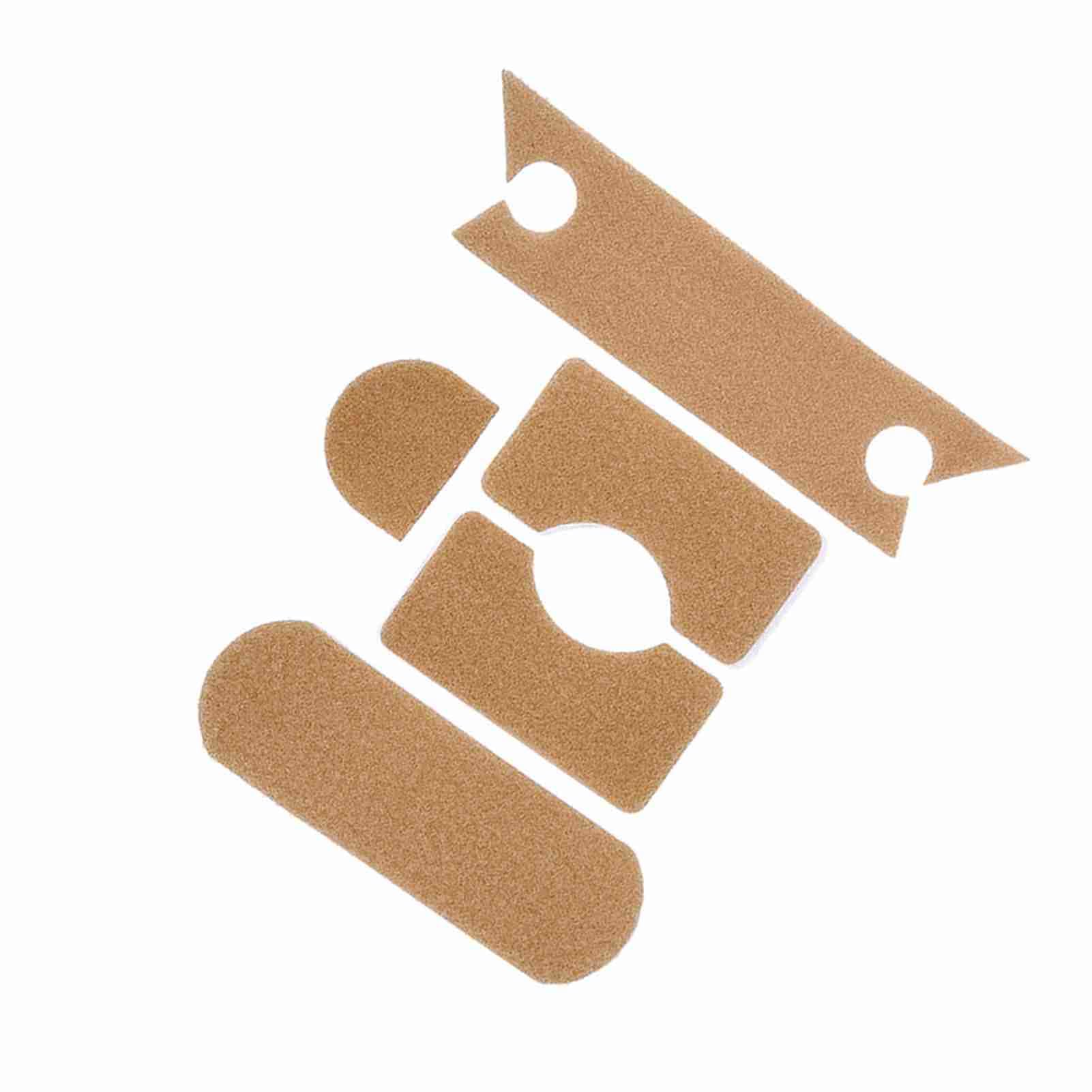 5pcs Adhesive Pads for IBH Helmets, Great Accessory for Airsoft Helmet Tan (Brown)