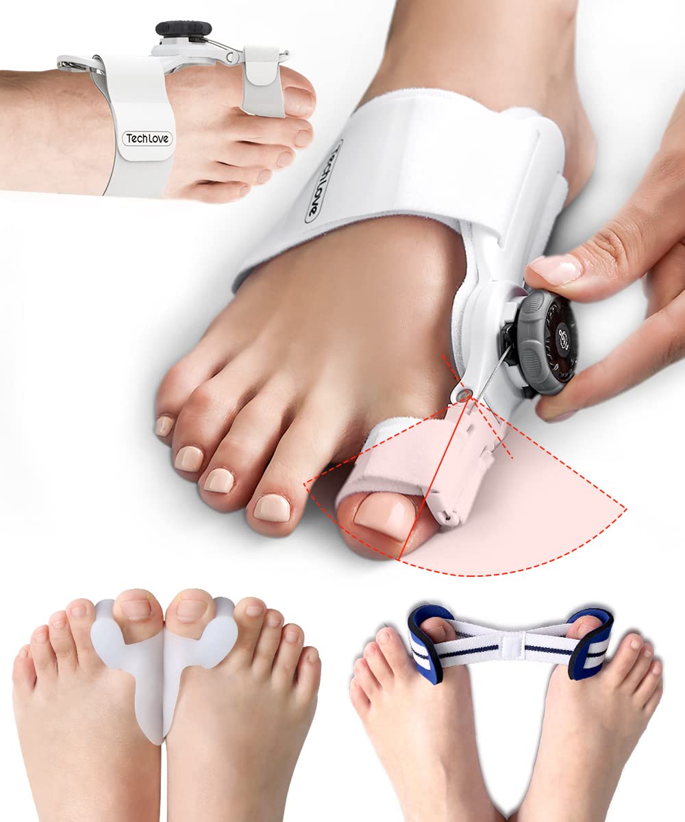 Buy Bunion Corrector Toe Straightener Day Night Set, Tech Love