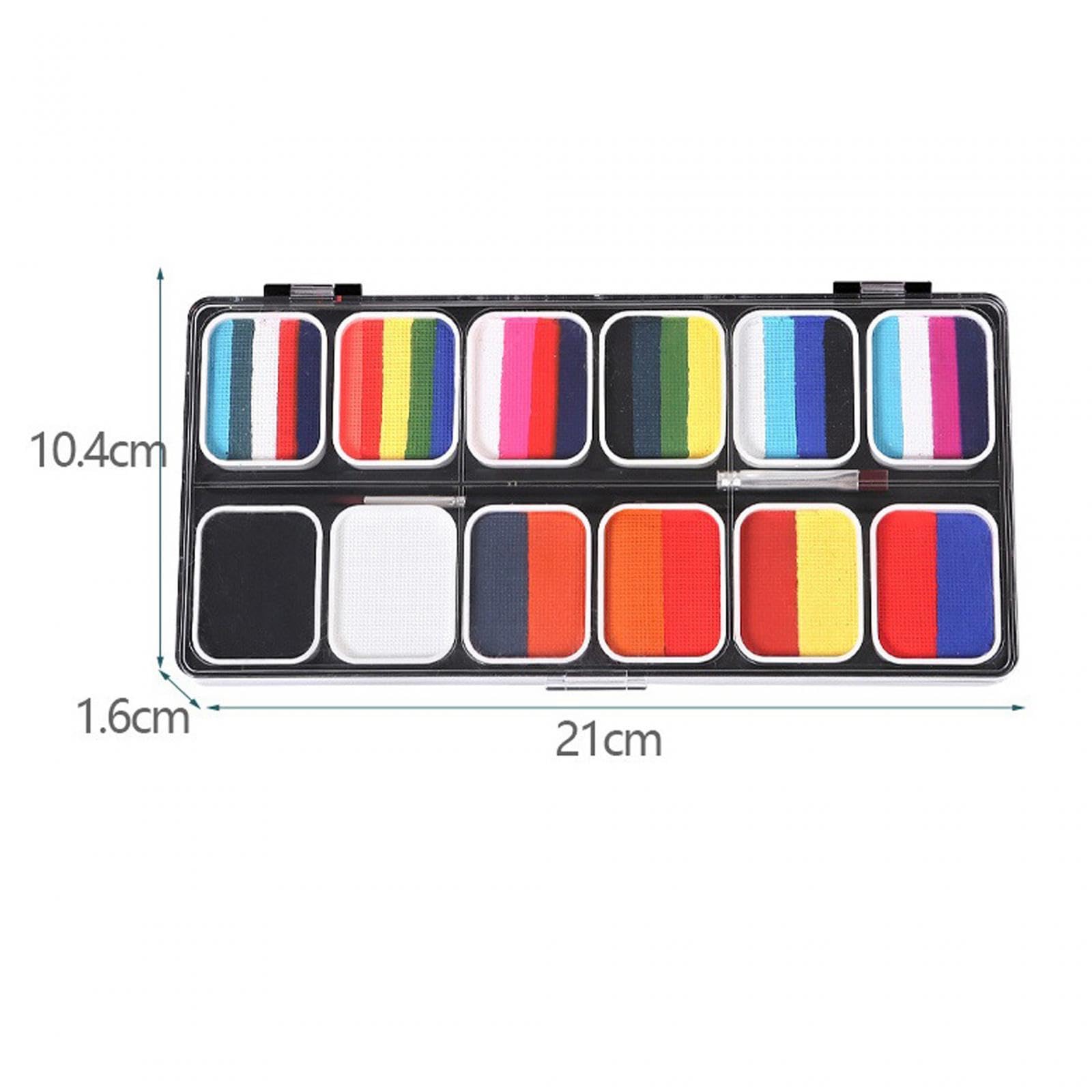Set de Maquillaje a Base de Agua de 12 Colores para Niñas