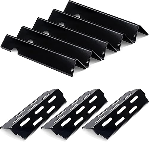 Genesis II - Barras aromatizantes, deflectores de calor, piezas de repuesto para Weber 66032 66795 66040, Weber 2 piezas de parrilla para GS4