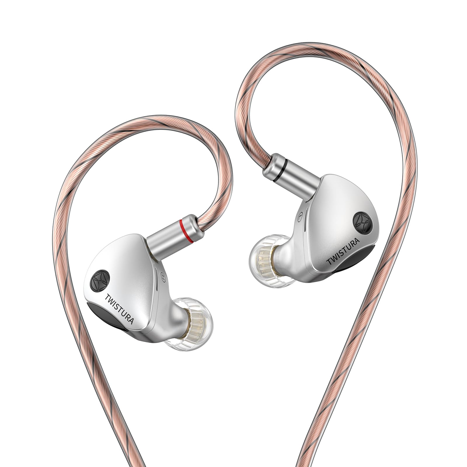 Woodnote Flagship - Auricular dinámico de diafragma con cable HiFi de 10 mm, monitor intraural para cantante