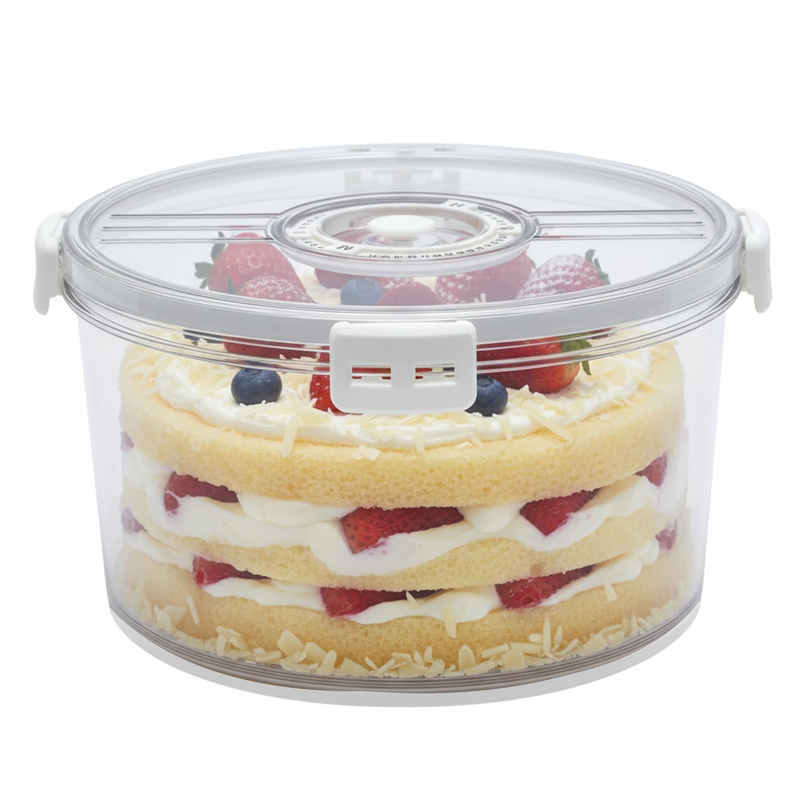 Punorric Trifle Bowl with Lid -160oz, Plastic Sealed Trifle Dish & Clear Salad Bowl with lid, Mixing and Serving dishs for Laying Ice Cream Cake Cupcake Salad Fruit Dessert