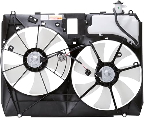 Miniatura 2 de TYC 620970 - Conjunto de ventilador de refrigeración compatible con Toyota Sienna 2004-2005, color negro