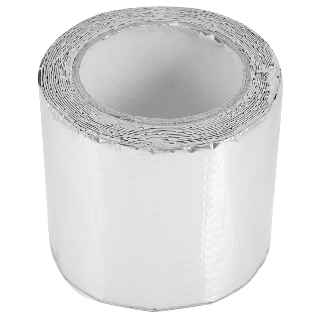 PRETYZOOM Cinta de Butilo Plata Silver Tape Autoadhesiva para Techo, Cinta de Sellado de Aluminio, para Techos de Acero