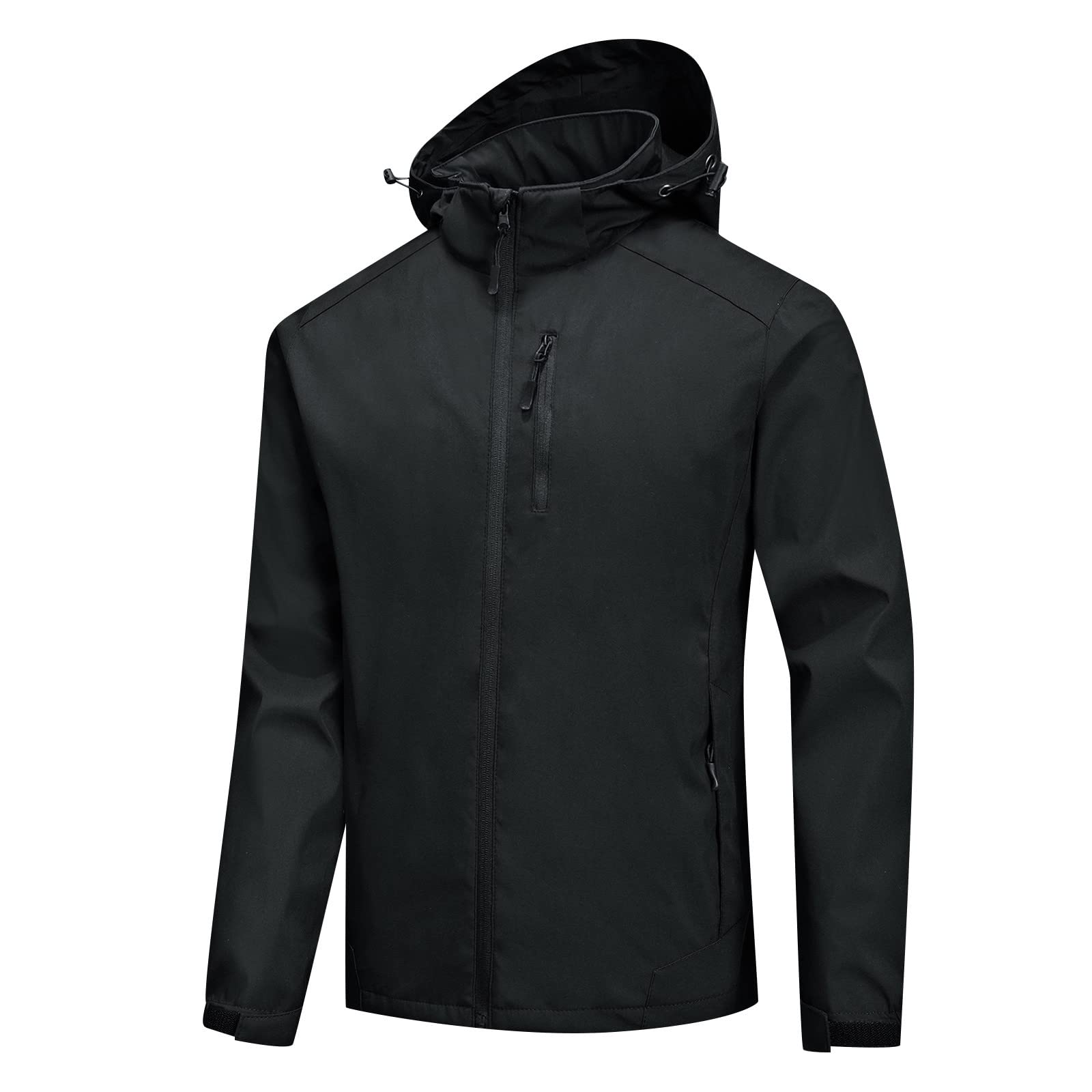 GenericLightweight Rain Jacket Men,Men's Casual Lightweight Wind & Water-Resistant Anorak Hoodie Rain Jackets Windbreaker