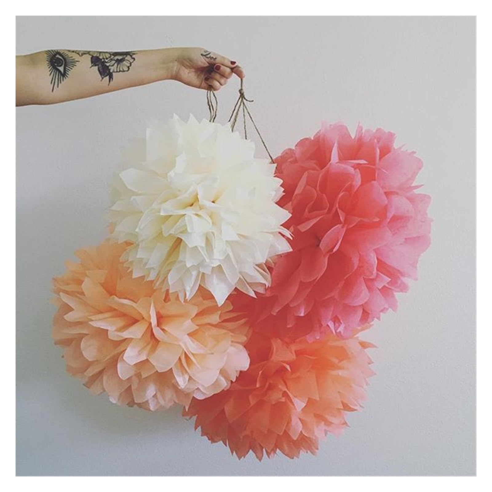 Pompons en Papier
