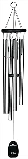 Woodstock Wind Chimes Pachelbel's Canon in D, Silver Aluminum Tubes, Medium 32 - Inch, Deep Toned Windchime for Outdoor Decor for Garden, Patio, Porch