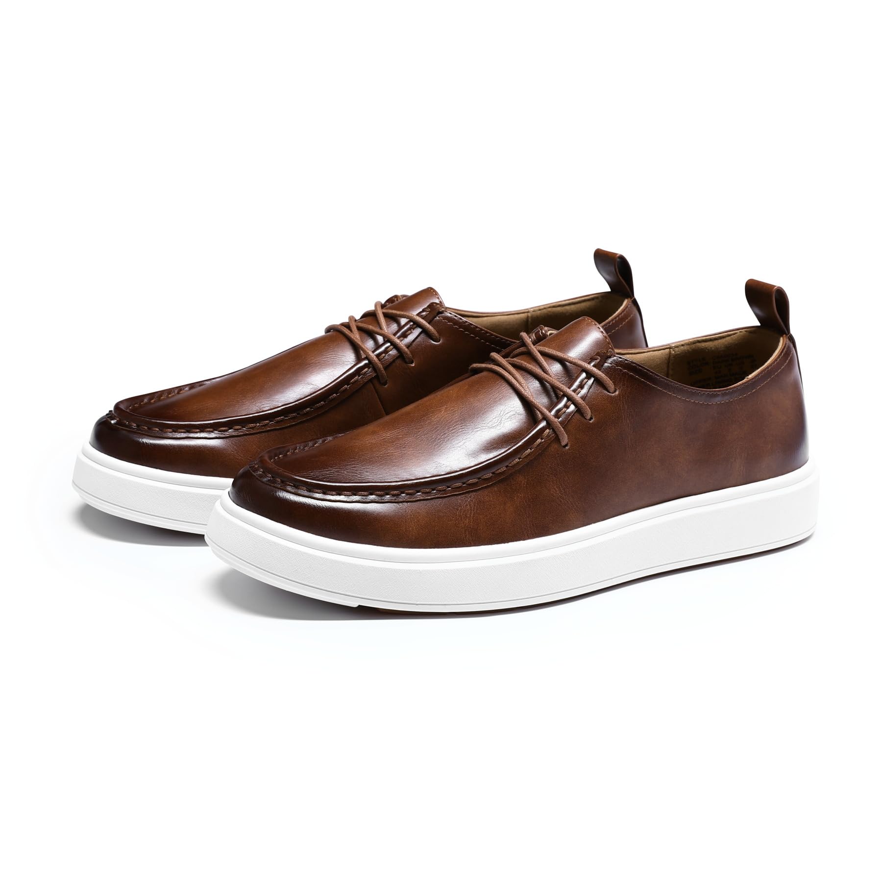 Allthemen Chaussures en Cuir Homme Casual Formal Derbies à Lacets Conduite Plat Comfort Oxford Élégant Léger
